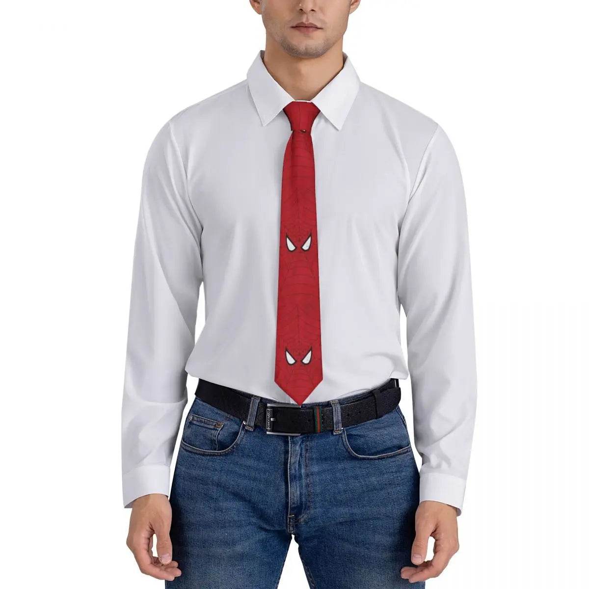 Cravate Spiderman Logo Araignée Sam Raimi